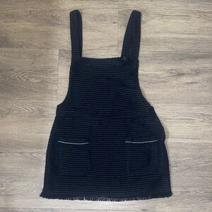 ZARA Black Striped Jumper Mini Dress